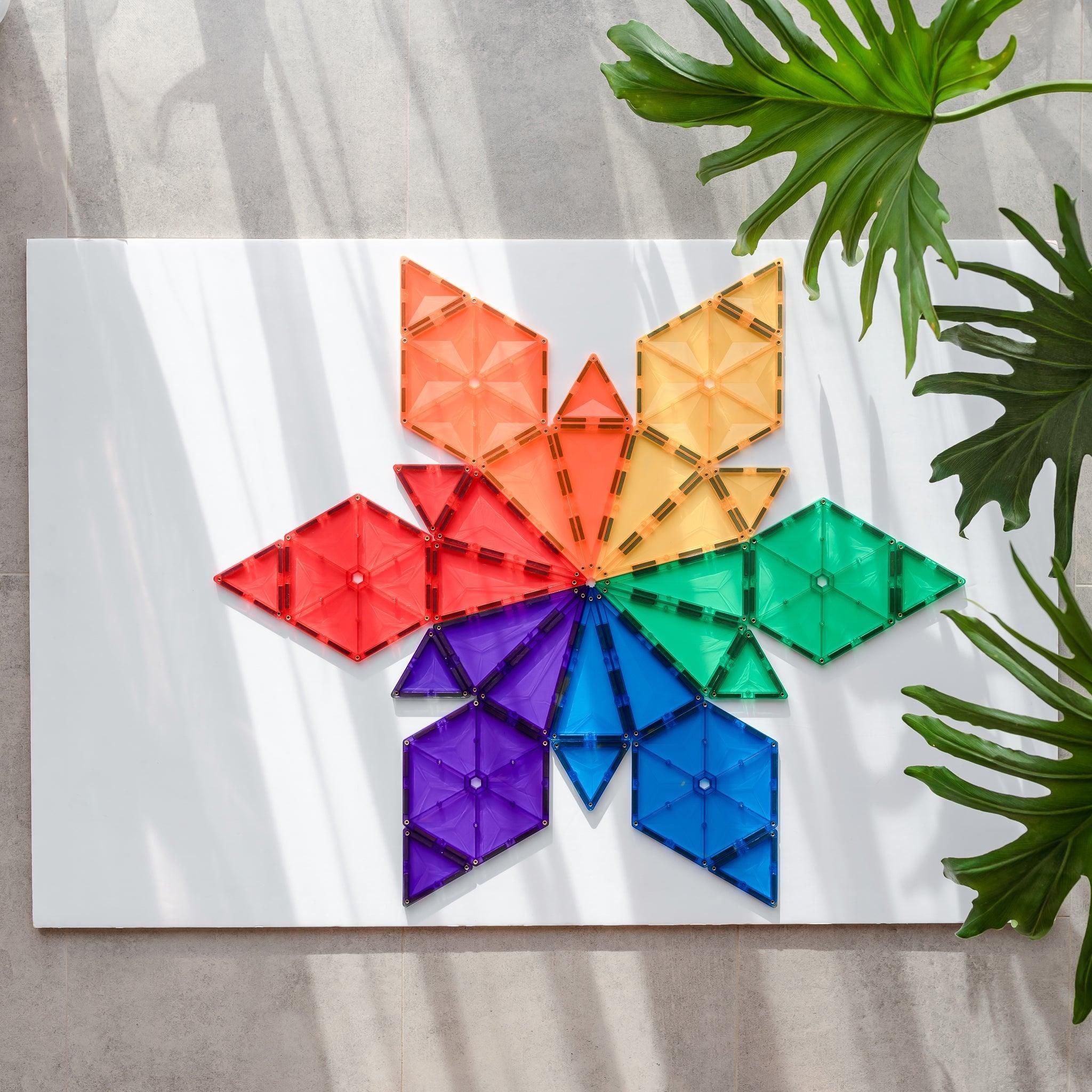 Connetix 30 Piece Geometry Rainbow - Toybox Tales