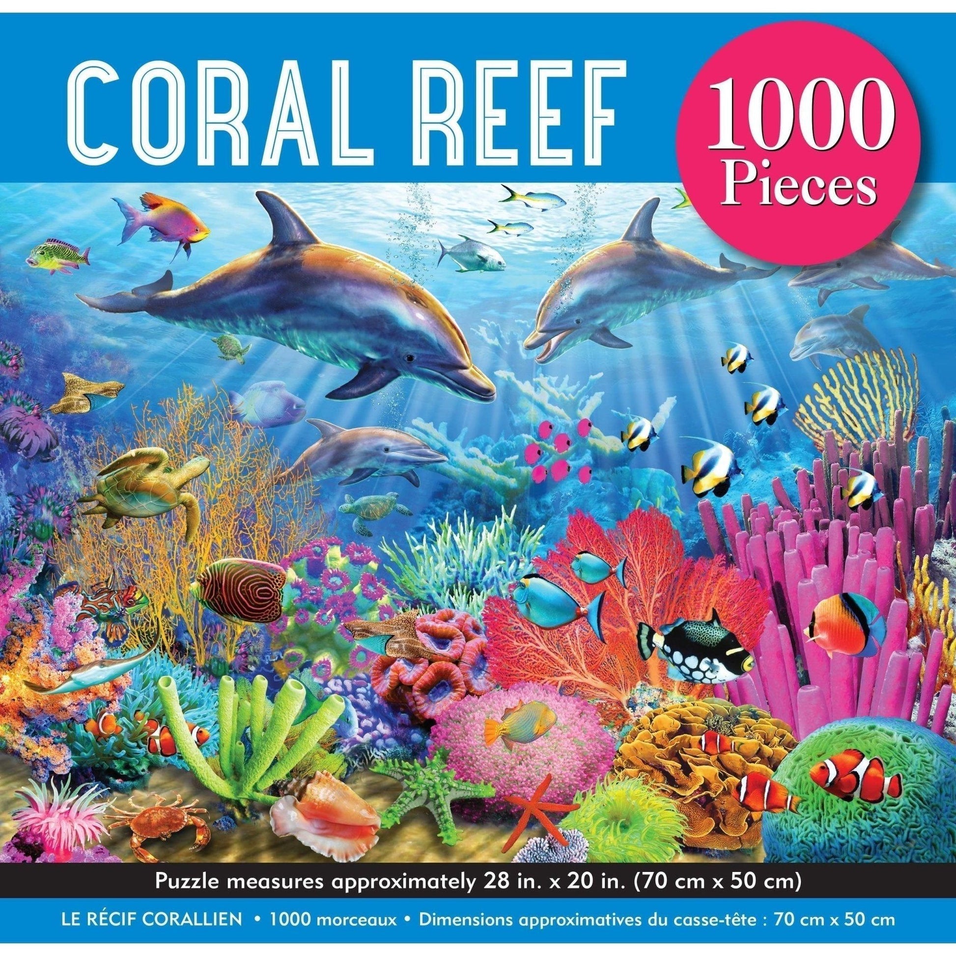 Coral Reef 1000 Piece Puzzle - Toybox Tales