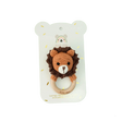 Crochet Ring Rattle - Roary Lion - Toybox Tales