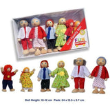 Doll Family 6 Piece Set - Toybox Tales