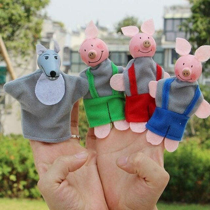 Finger Puppets - 3 Little Pigs - Toybox Tales