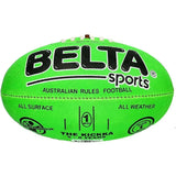 Footy Size 1 Fluro Green Rubber - Toybox Tales