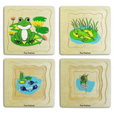 Frog 4 Layer Puzzle - Toybox Tales