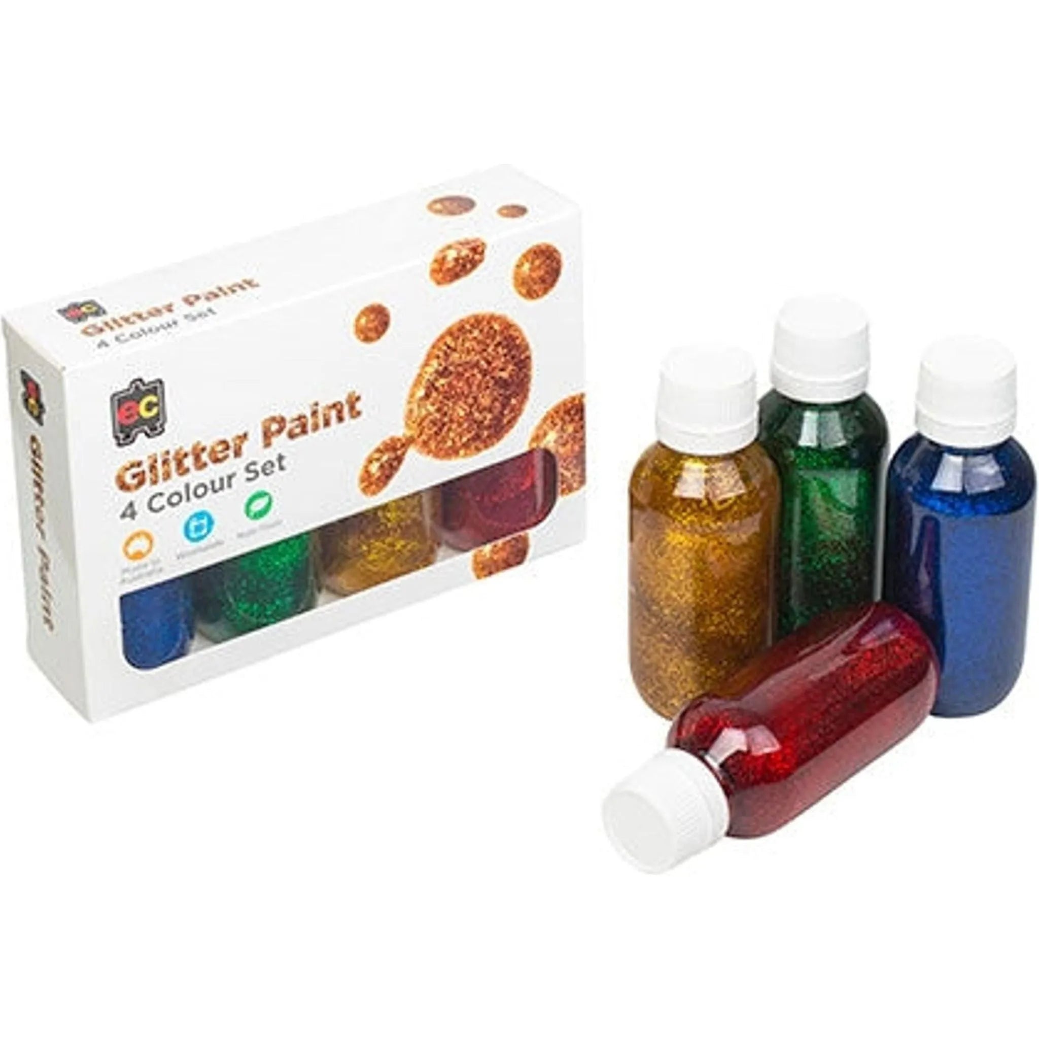 Glitter Paint 100ml Set 4 - Toybox Tales