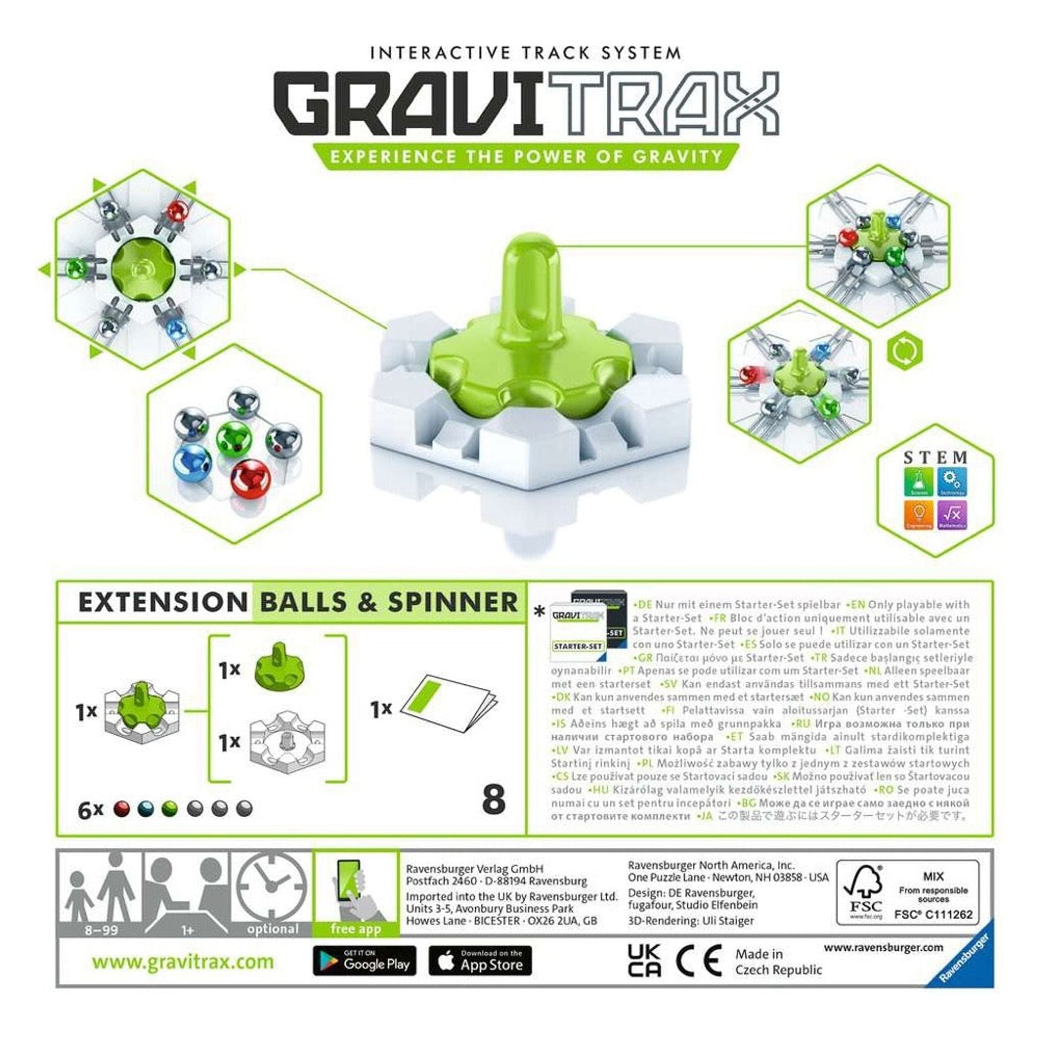 GraviTrax - Action Pack Balls & Spinner - Toybox Tales