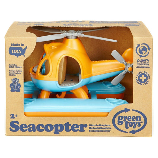 Green Toys - Sea Copter - Orange - Toybox Tales