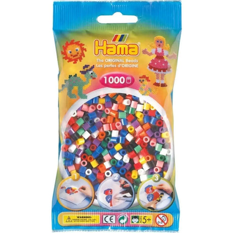 Hama Beads - 1000 Bead Pack (14 variants) - Toybox Tales