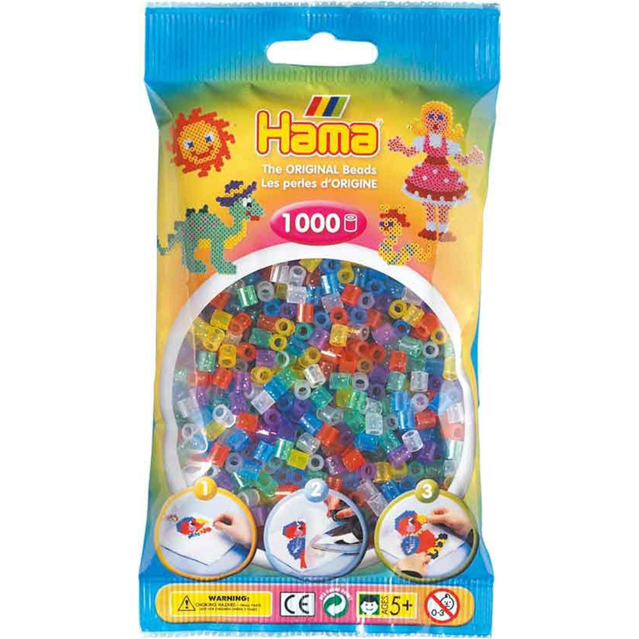 Hama Beads - 1000 Bead Pack (14 variants) - Toybox Tales