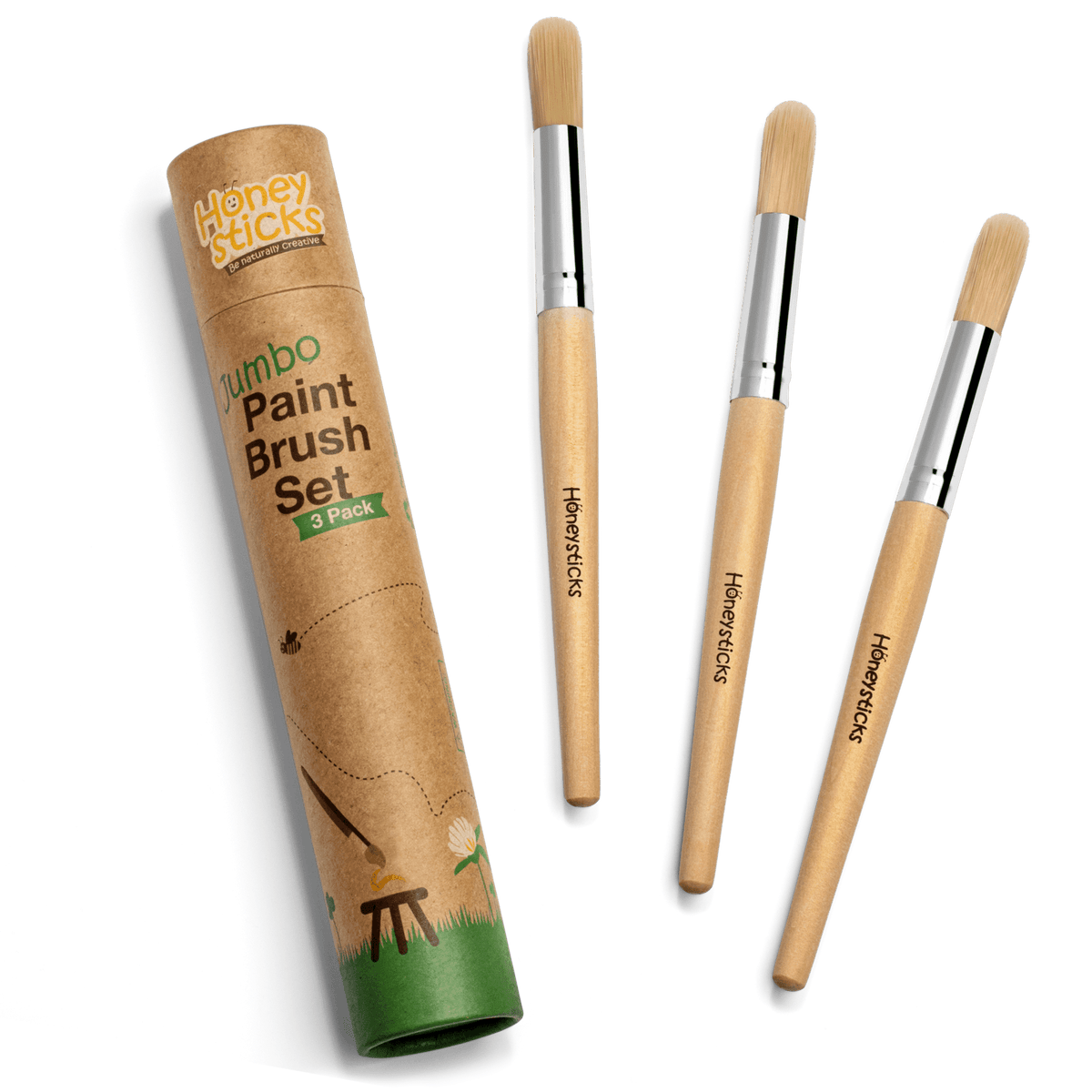 Honeysticks Jumbo Paint Brush Set - Toybox Tales