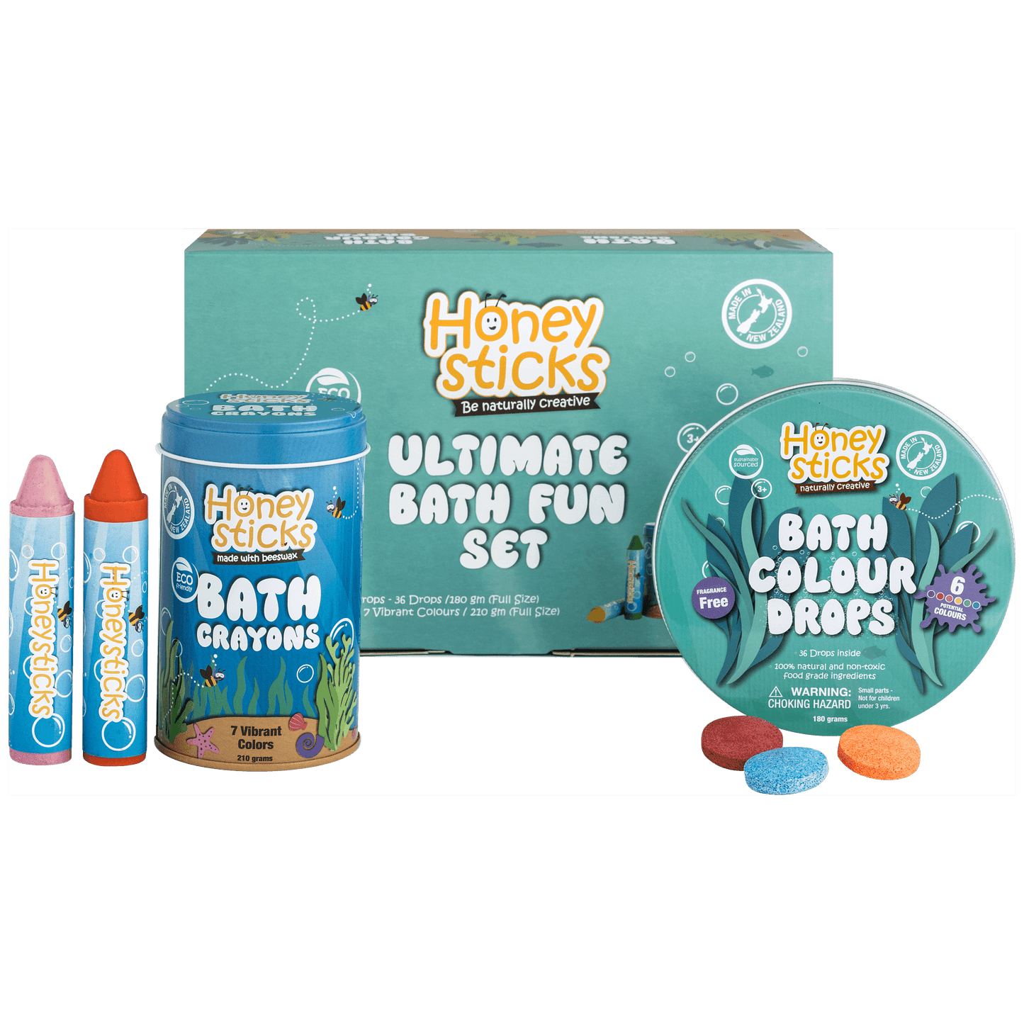 Honeysticks Ultimate Bath Fun Set - Toybox Tales