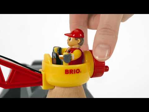 Brio | Crane and Mountain Tunnel 7 Pieces