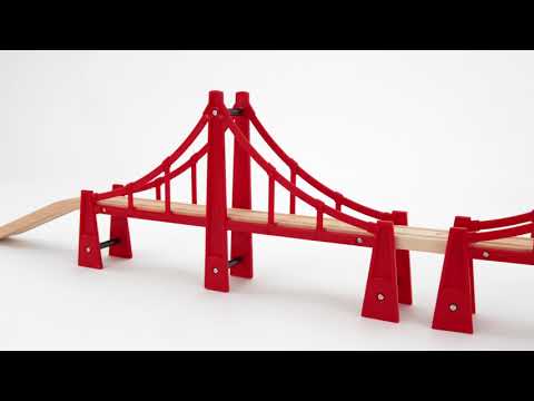 Brio Bridge - Double Suspension Bridge 5 pieces