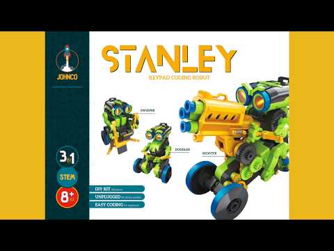 Stanley: 3-in-1 Keypad Coding Robot