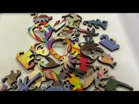 Wooden Widget Puzzle - Wild Safari 450 Piece
