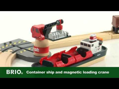 BRIO Set - Cargo Harbour Set 16 pieces
