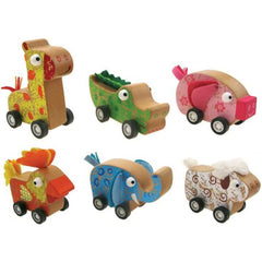 Kaper Kidz - Wooden Pull Back Animal - Toybox Tales