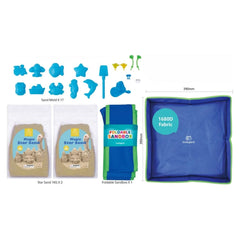 Magic Star Paradise Sand Playkit - 2Kg - Toybox Tales