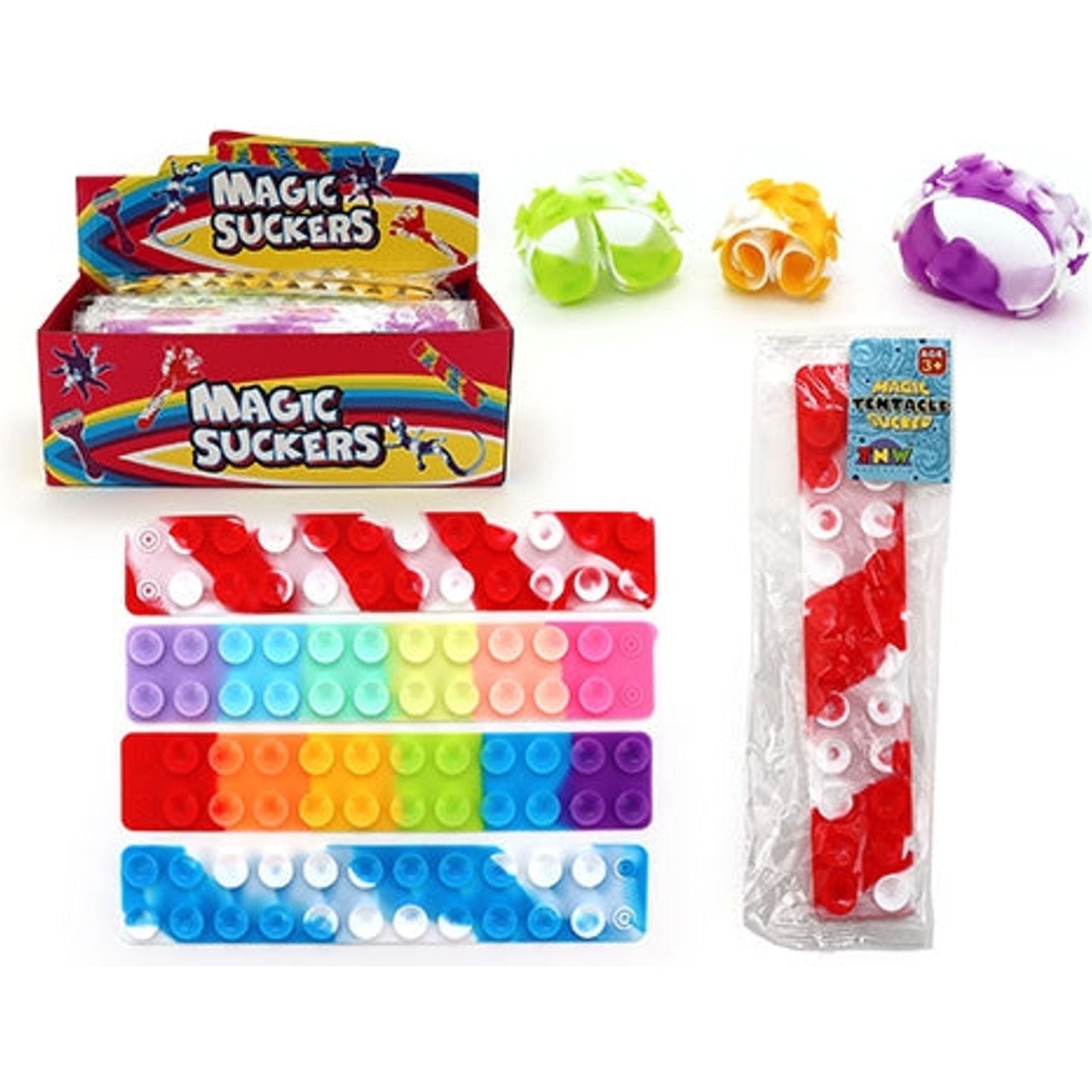 Magic Suckers Strip (Multicoloured) - Toybox Tales