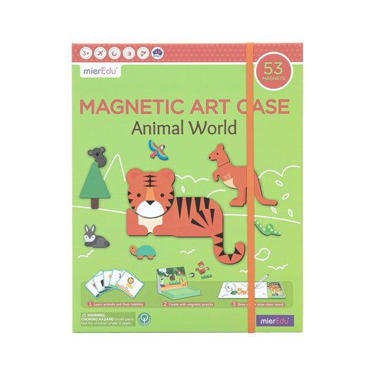 Magnetic Art Case - Animal World - Toybox Tales