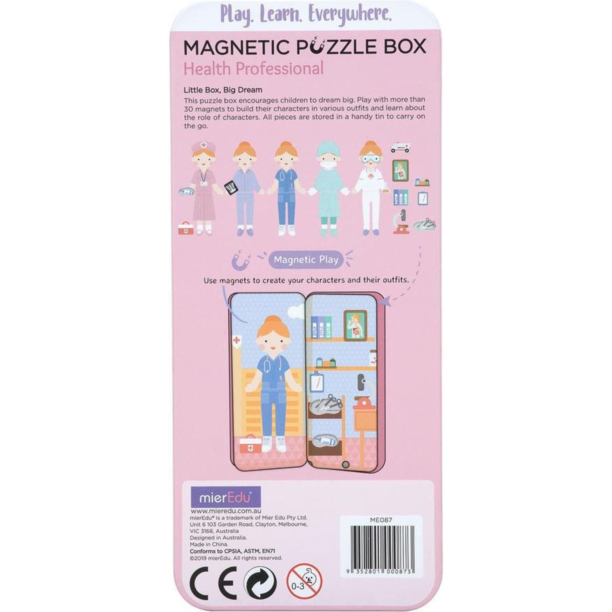Magnetic Puzzle Box - Doctor - Toybox Tales
