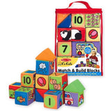 Melissa & Doug - Match & Build Blocks - Toybox Tales