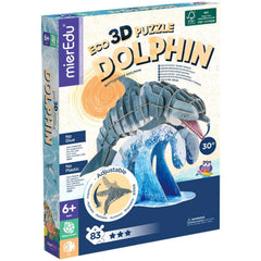 mierEdu Eco 3D Puzzle - Bottlenose Dolphin - Toybox Tales