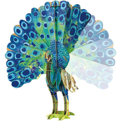 mierEdu Eco 3D Puzzle - Peacock - Toybox Tales