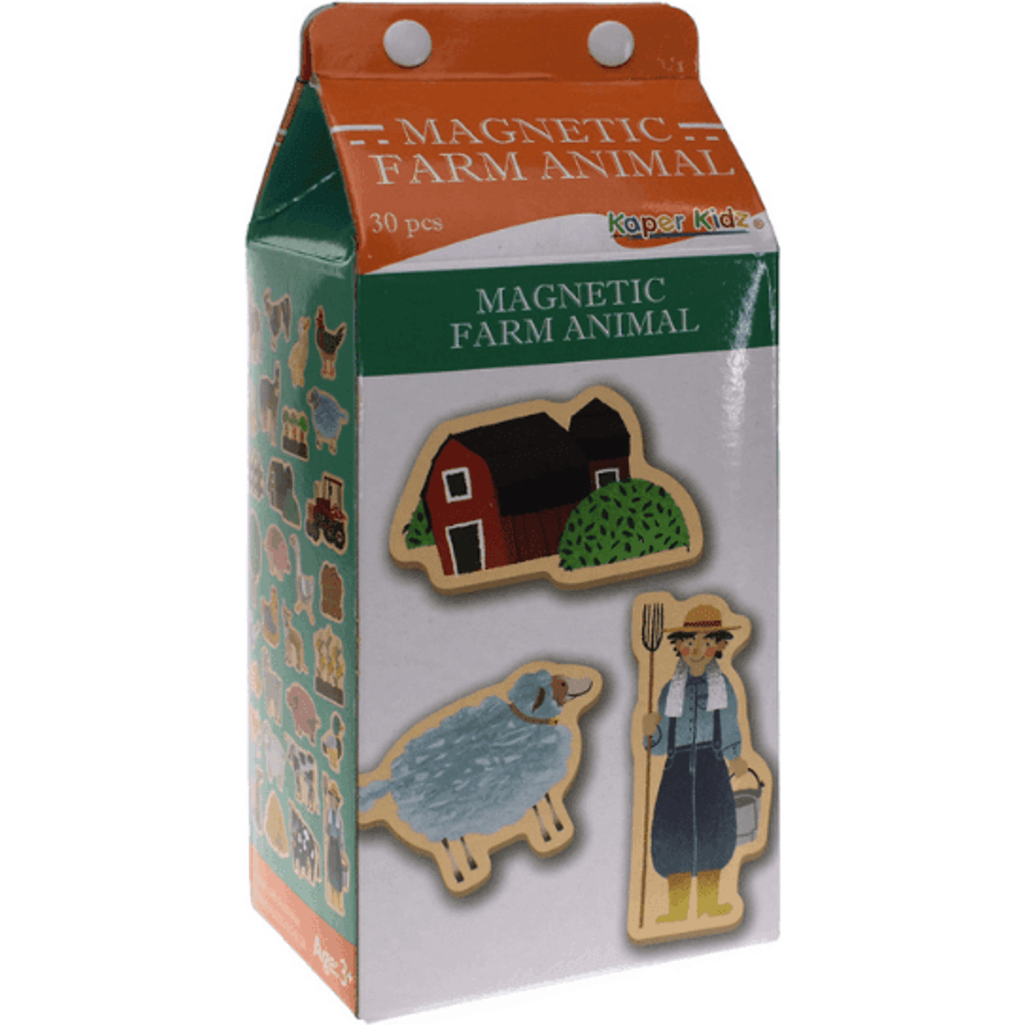 Milk Carton - Magnetic Farm Amimals - Toybox Tales
