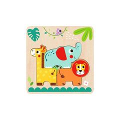 Multi-Layered Jungle Animal Puzzle - Toybox Tales