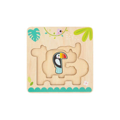 Multi-Layered Jungle Animal Puzzle - Toybox Tales