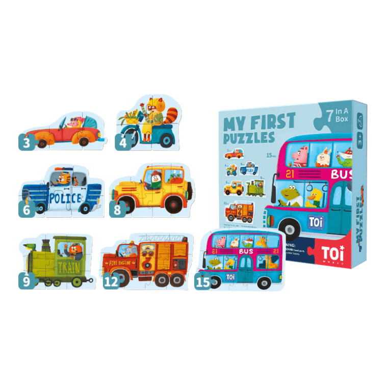 My First Puzzles - Traffic - Toybox Tales