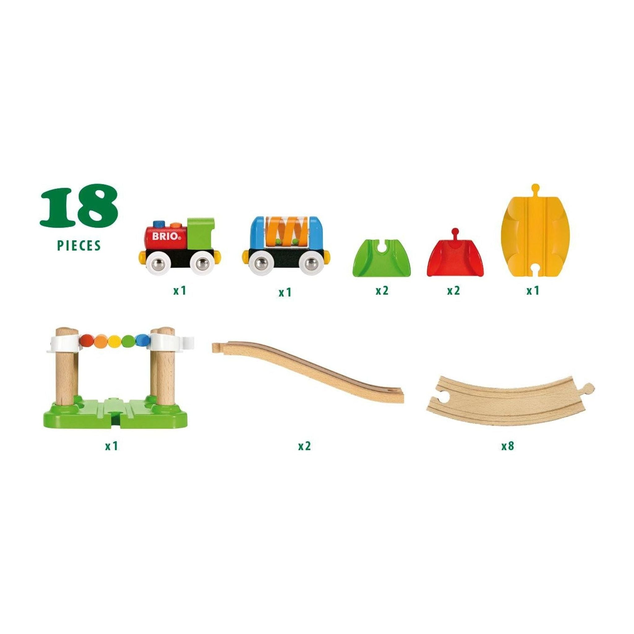 My First - Railway Beginner Pack 18 pcs - Toybox Tales