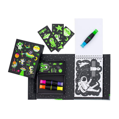 Neon Colouring Set - Outer Space - Toybox Tales
