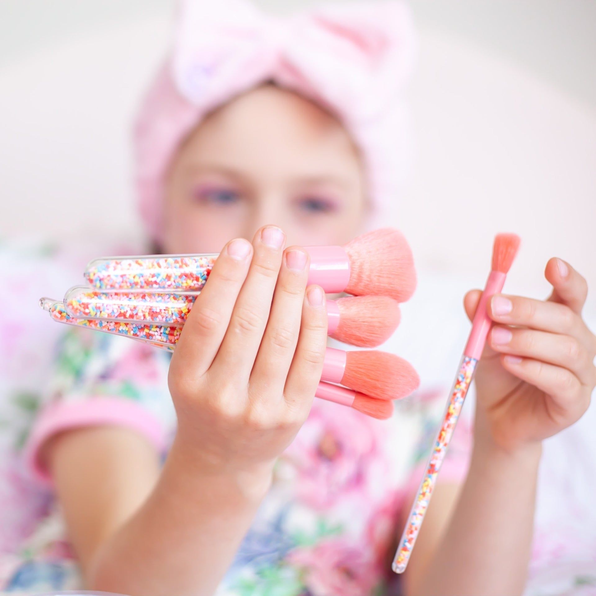 Oh Flossy Sprinkle Makeup Brush Set - Toybox Tales