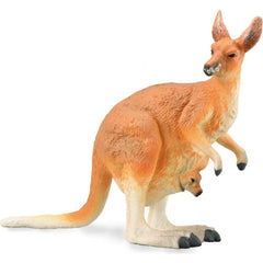 CollectA | Red Kangaroo - Female with Joey (L) - Toybox Tales