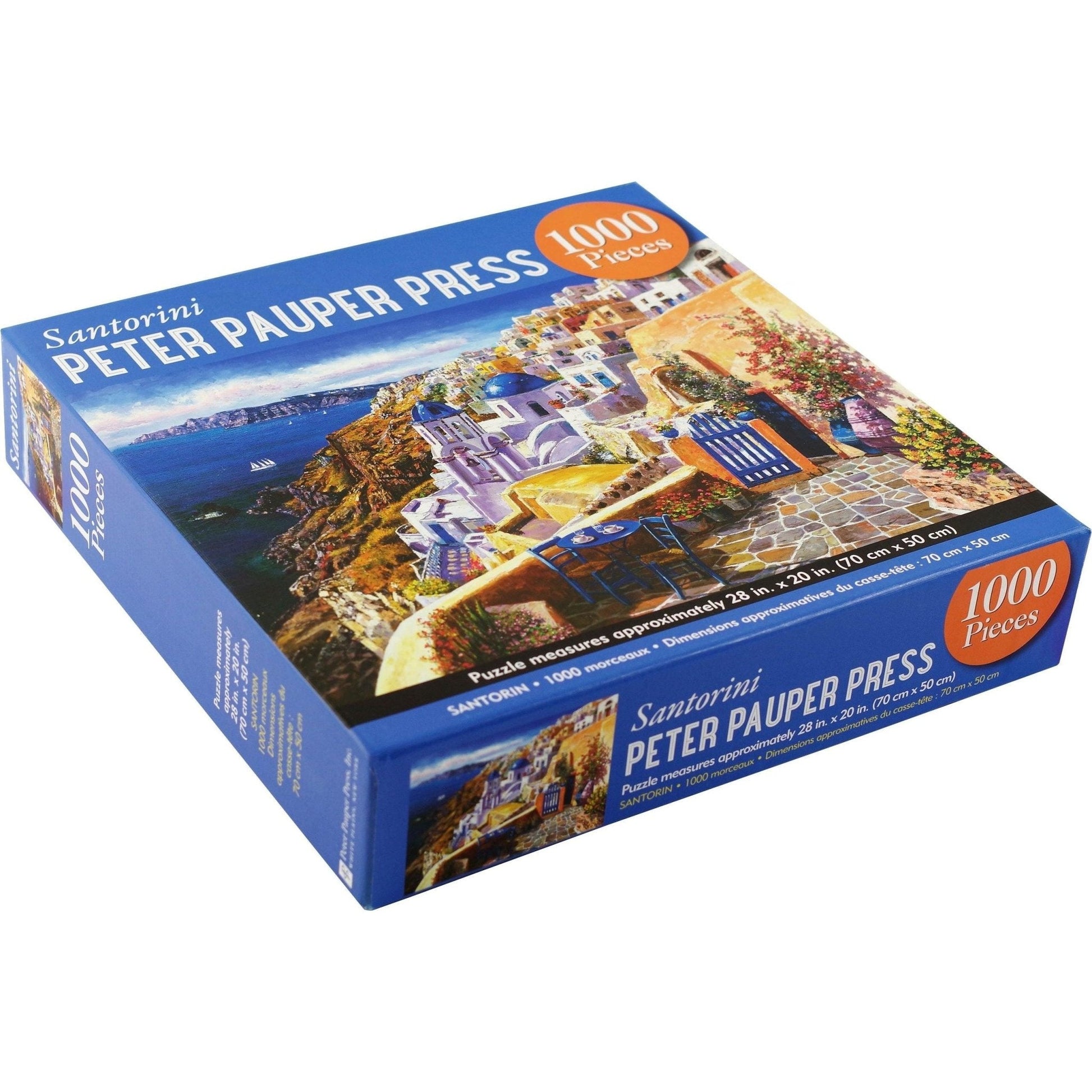 Santorini 1000 Piece Puzzle - Toybox Tales