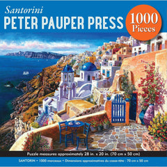 Santorini 1000 Piece Puzzle - Toybox Tales