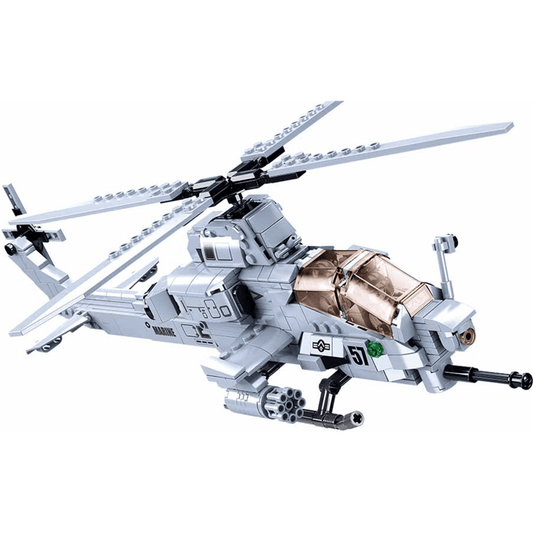 Sluban AH-1Z Attack Helicopter 482pcs - Toybox Tales