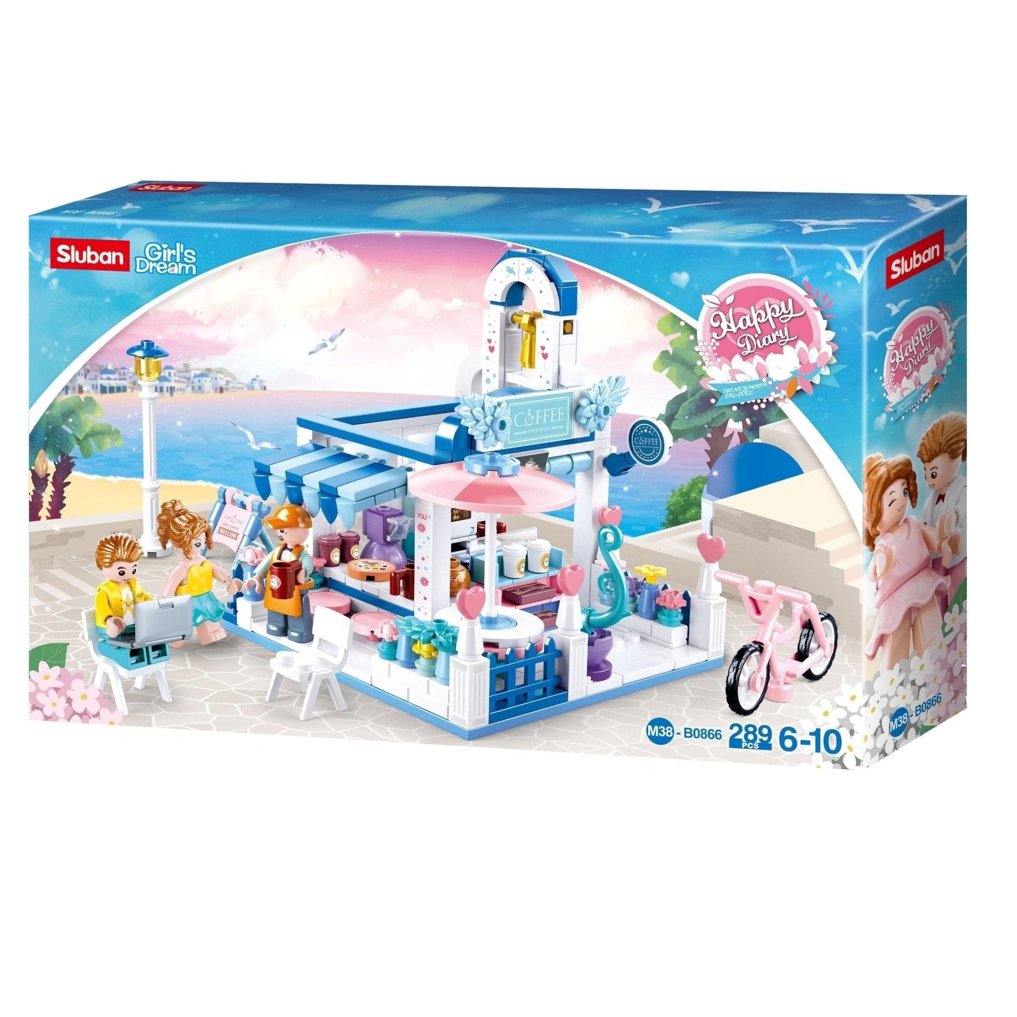 Sluban Girls Dream Coffee Shop 289 Pcs - Toybox Tales