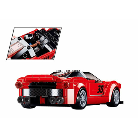 Sluban Italian Super Car (Red) 262pcs - Toybox Tales