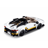 Sluban Italian Super Car (White) 276pcs - Toybox Tales
