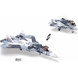 Sluban SU-57 Fighter Plane 2-in-1 893pcs - Toybox Tales