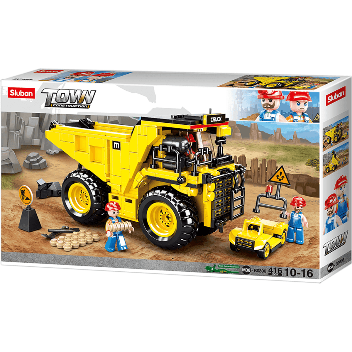 Sluban Town Mining Dumptruck 416pcs - Toybox Tales