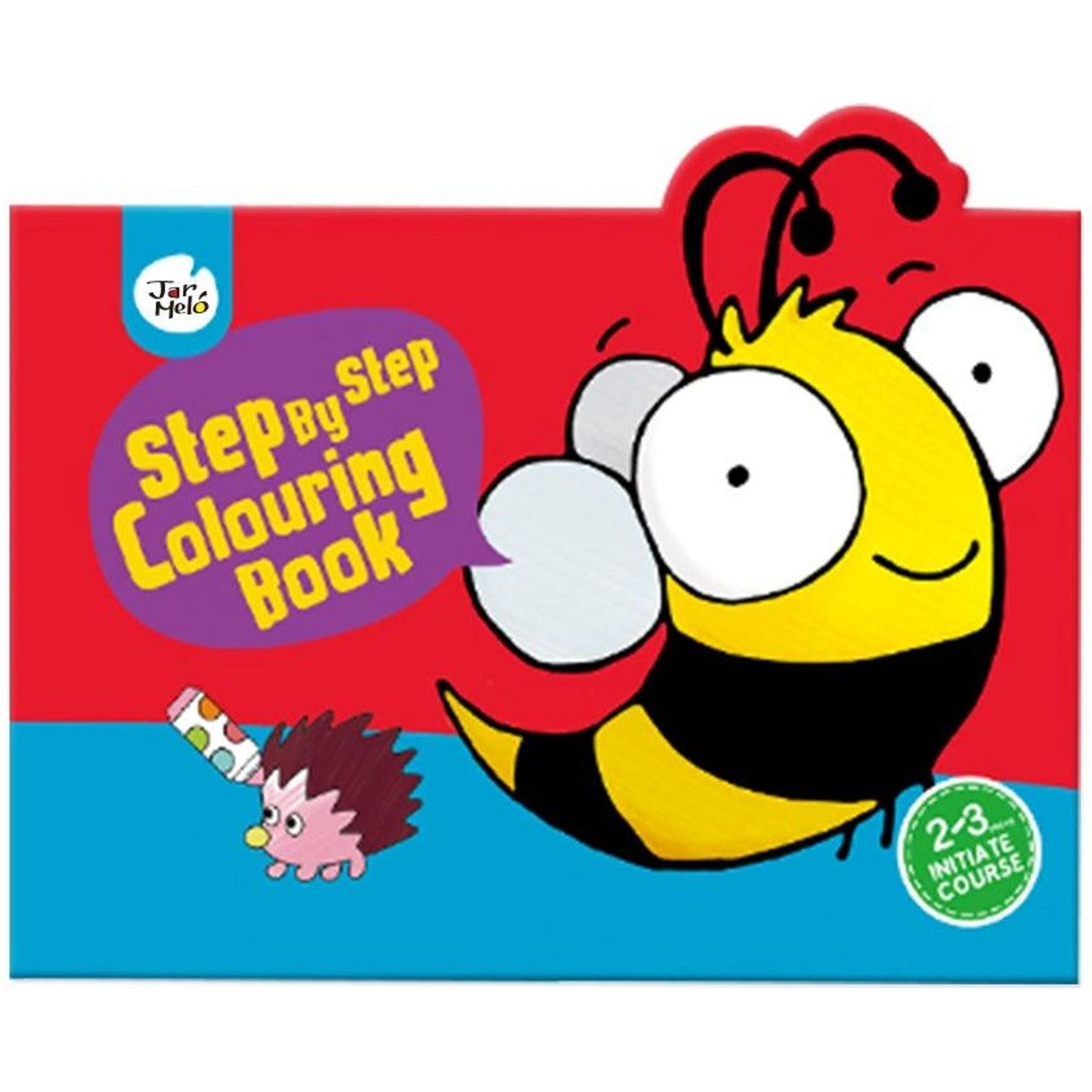 Step by Step Colouring Book - Animals - Bee - Toybox Tales