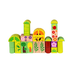 Tooky Toy - Jungle Blocks - 135 Pieces - Toybox Tales