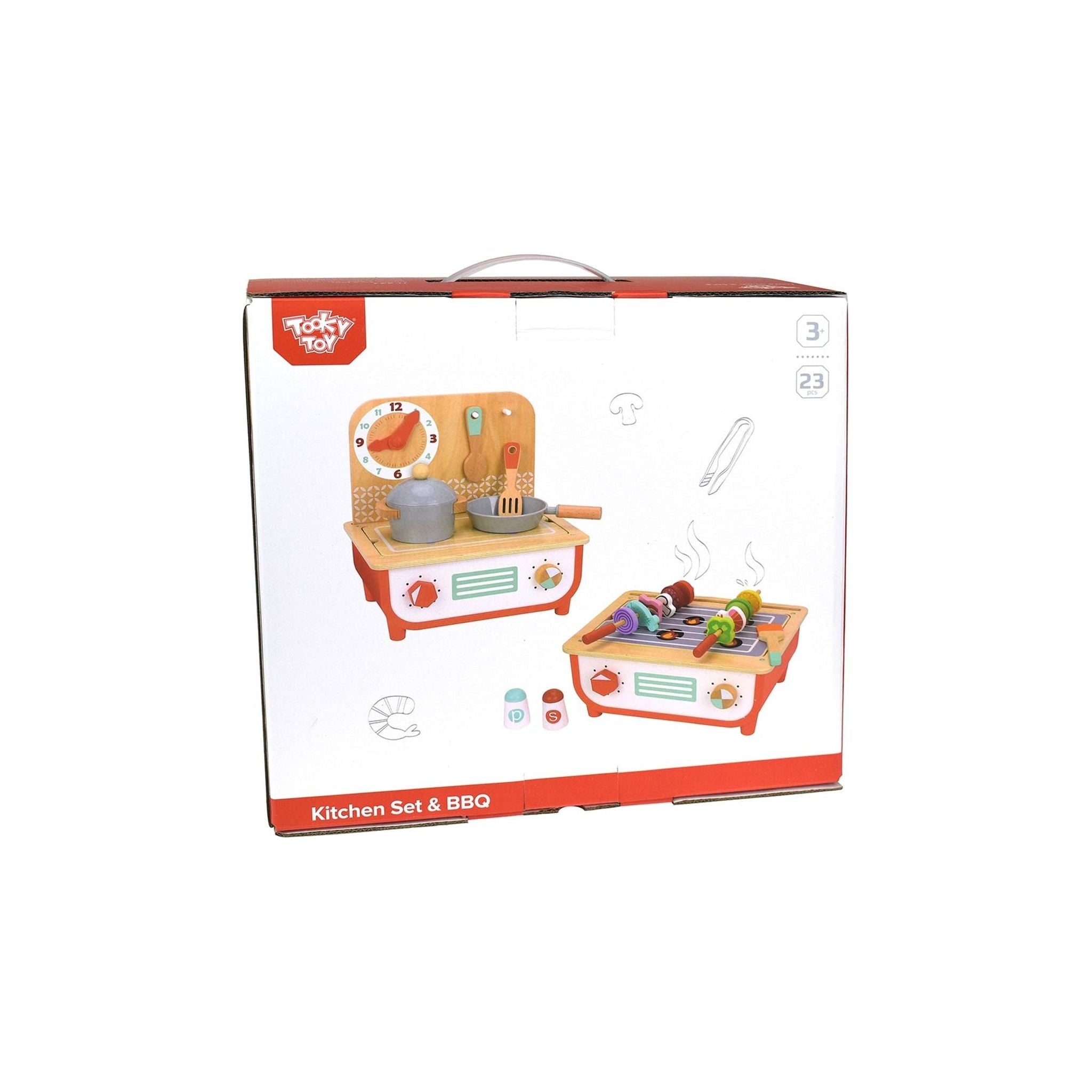 Tooky Toy - Kitchen Set and BBQ - Toybox Tales