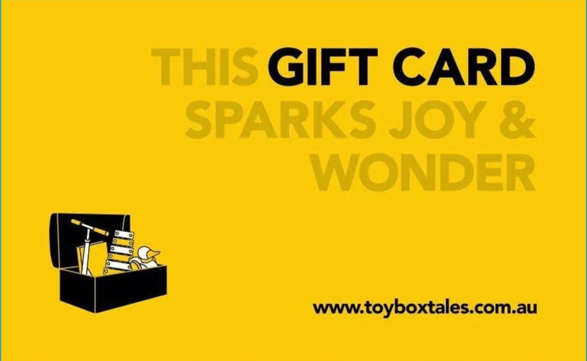 Toybox Tales Gift Card Toybox Tales