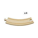Tracks - Long Curved Tracks 4 pieces - Toybox Tales
