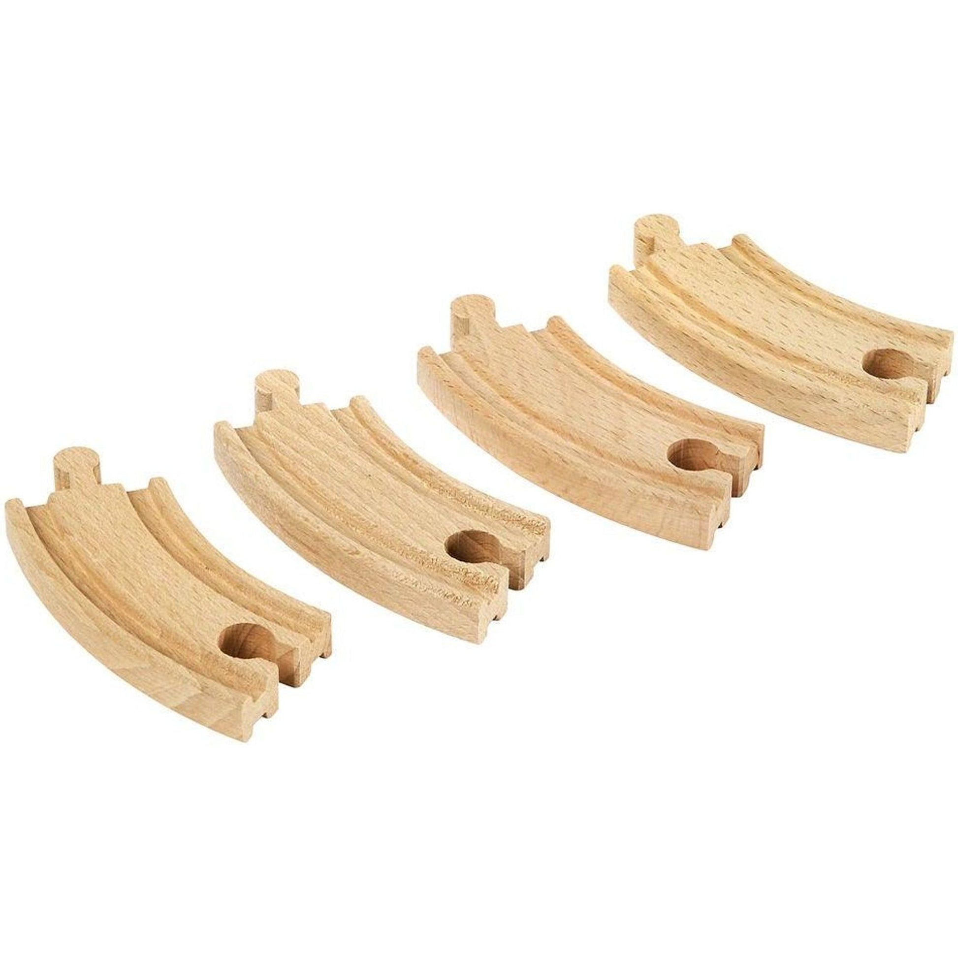 Tracks - Short Curved Tracks 4 pieces - Toybox Tales