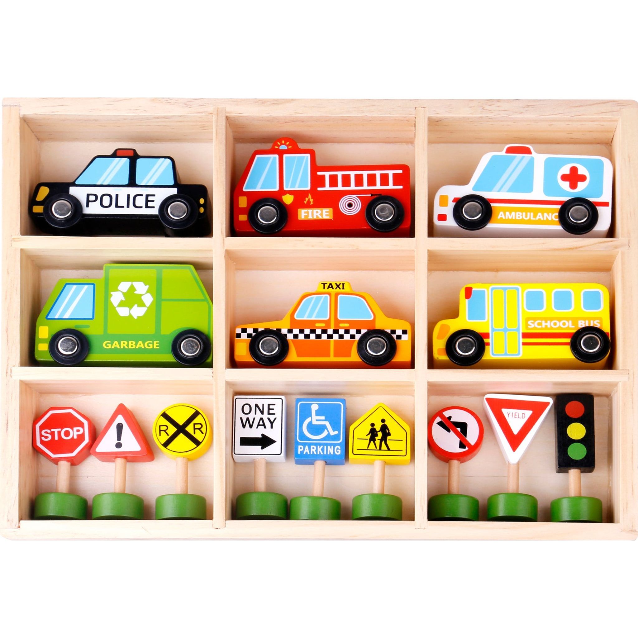 Transportation Vehicles & Street Signs - Toybox Tales